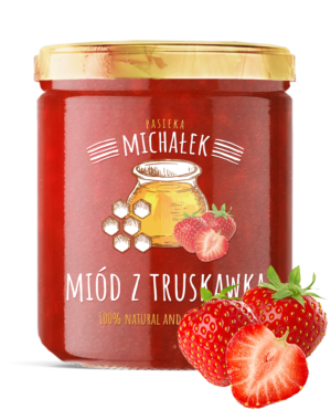 Miód truskawką