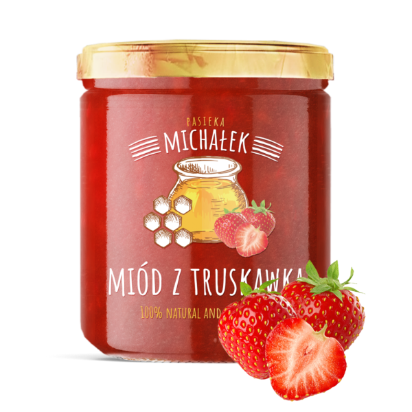 Miód truskawką