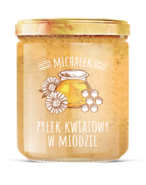 Pyłek kwiatowy w miodzie