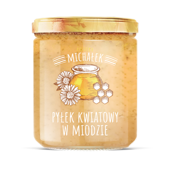 Pyłek kwiatowy w miodzie